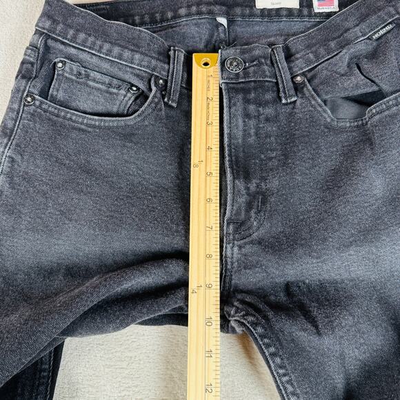 NoEnd Jeans Women's 31x28 Black Denim Skinny Straight Leg Mid Rise USA Comfort‎ - Picture 12 of 13